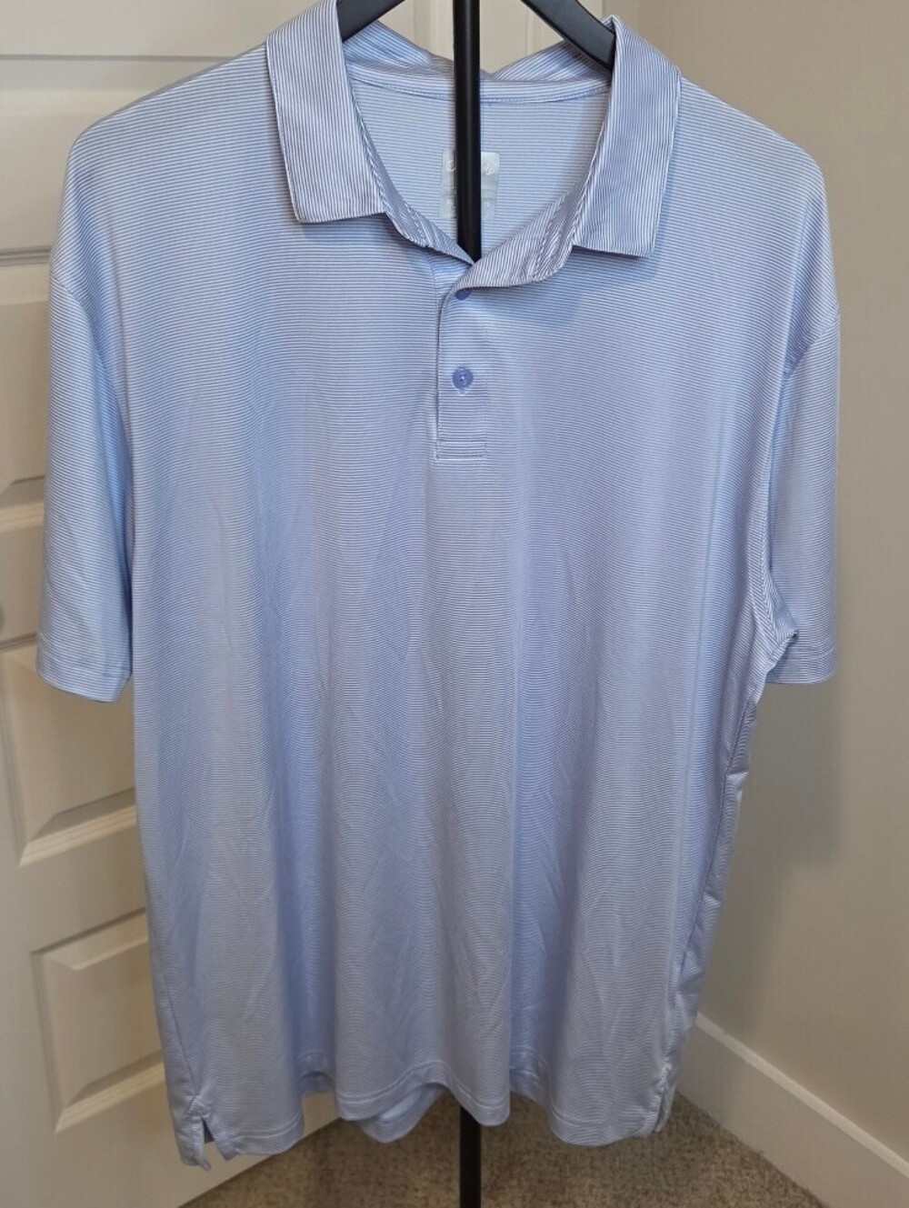 Callaway Opti-Dri Light Blue Golf Polo Shirt